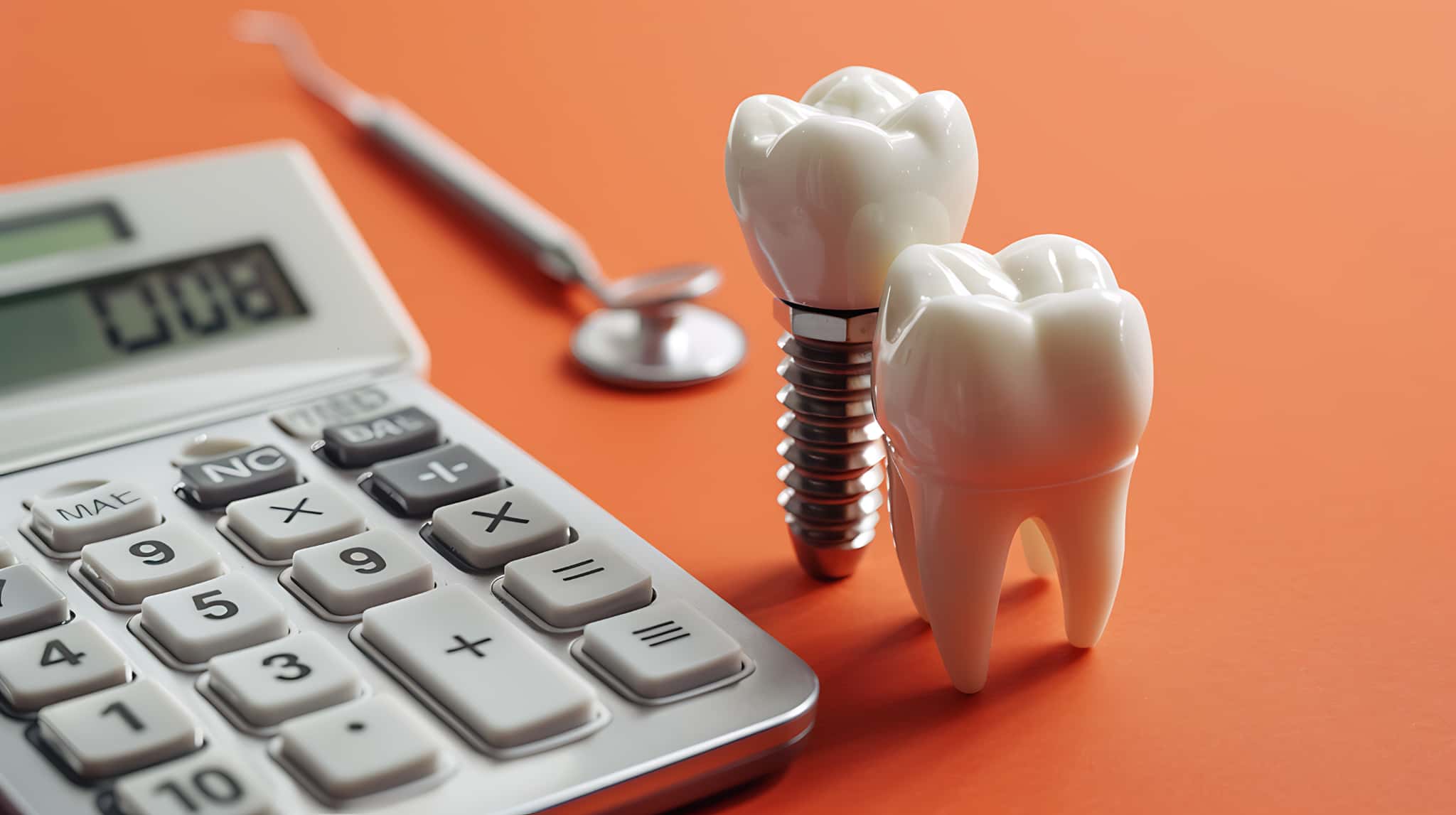 前歯をインプラントにする場合の費用のイメージ
